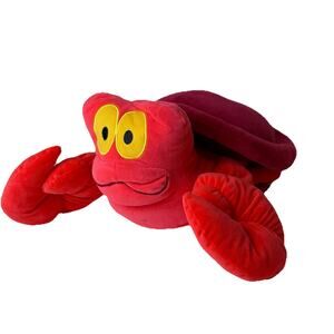 Disney Princess Little‎ Mermaid Sebastian Jumbo XL Plush Stuff Animal Crab Red